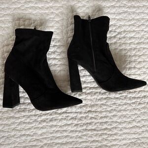 **Brand New** Black Suede Booties